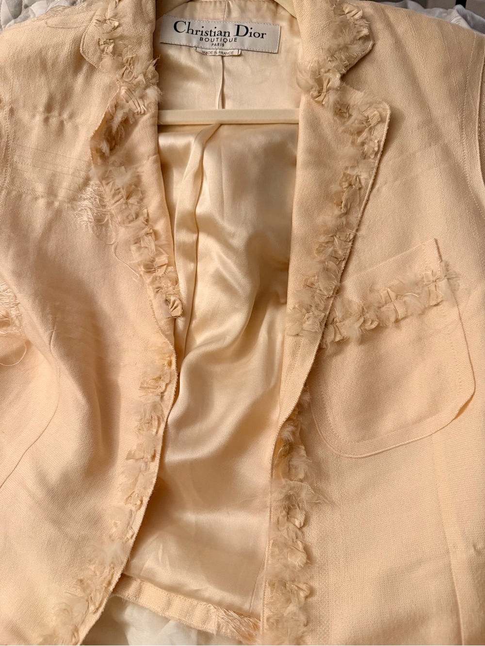 Vintage Dior silk blazer - Picture 2 of 7